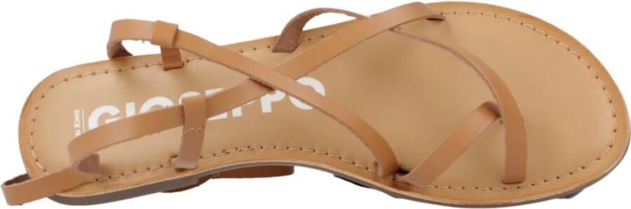 Gioseppo Flat Sandals Brown Dames