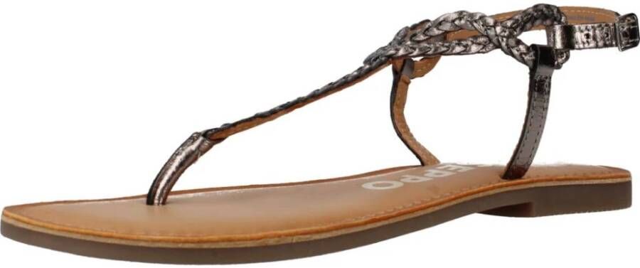 Gioseppo Flat Sandals Gray Dames