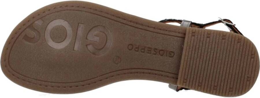 Gioseppo Stijlvolle Platte Sandalen voor Vrouwen Gray Dames