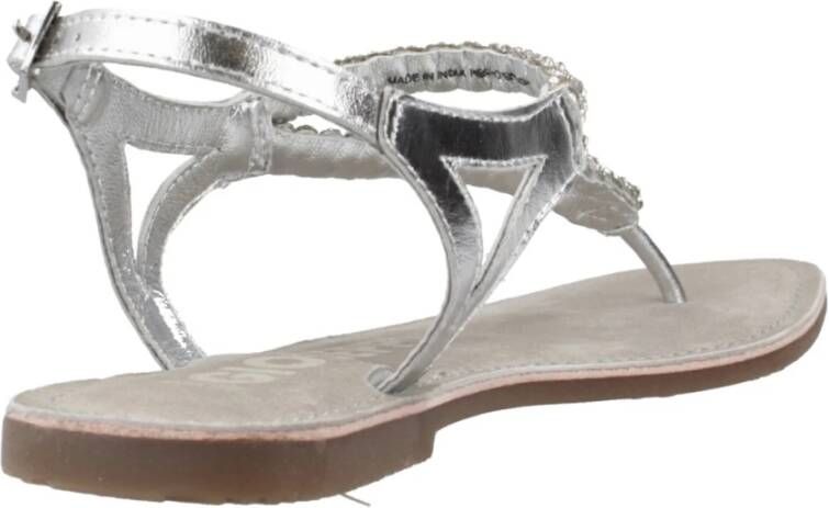 Gioseppo Stijlvolle Platte Sandalen Gray Dames