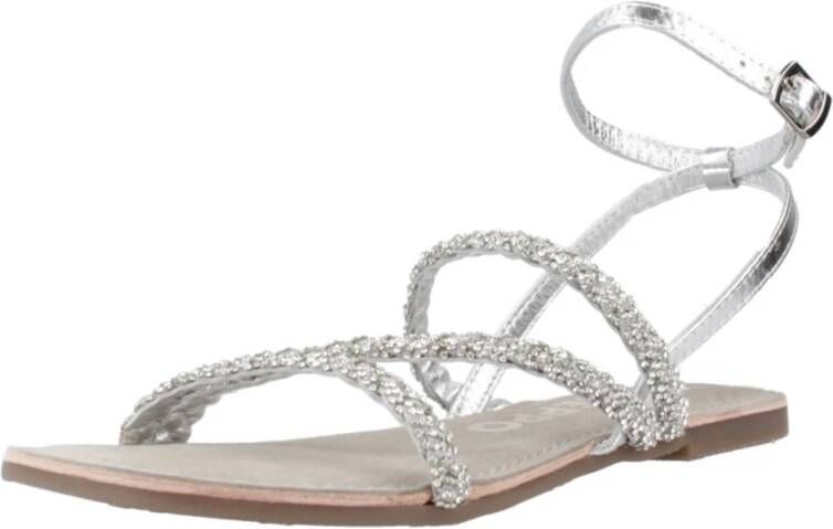 Gioseppo Stijlvolle Platte Sandalen voor Vrouwen Gray Dames