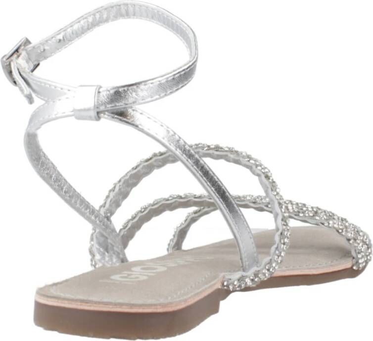 Gioseppo Stijlvolle Platte Sandalen voor Vrouwen Gray Dames