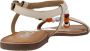 Gioseppo Flat Sandals White Dames - Thumbnail 3