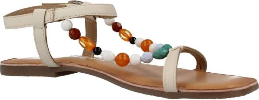 Gioseppo Stijlvolle platte sandalen voor vrouwen Black Dames