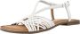 Gioseppo Flat Sandals White Dames - Thumbnail 2