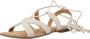 Gioseppo Stijlvolle Platte Sandalen voor Vrouwen White Dames - Thumbnail 4