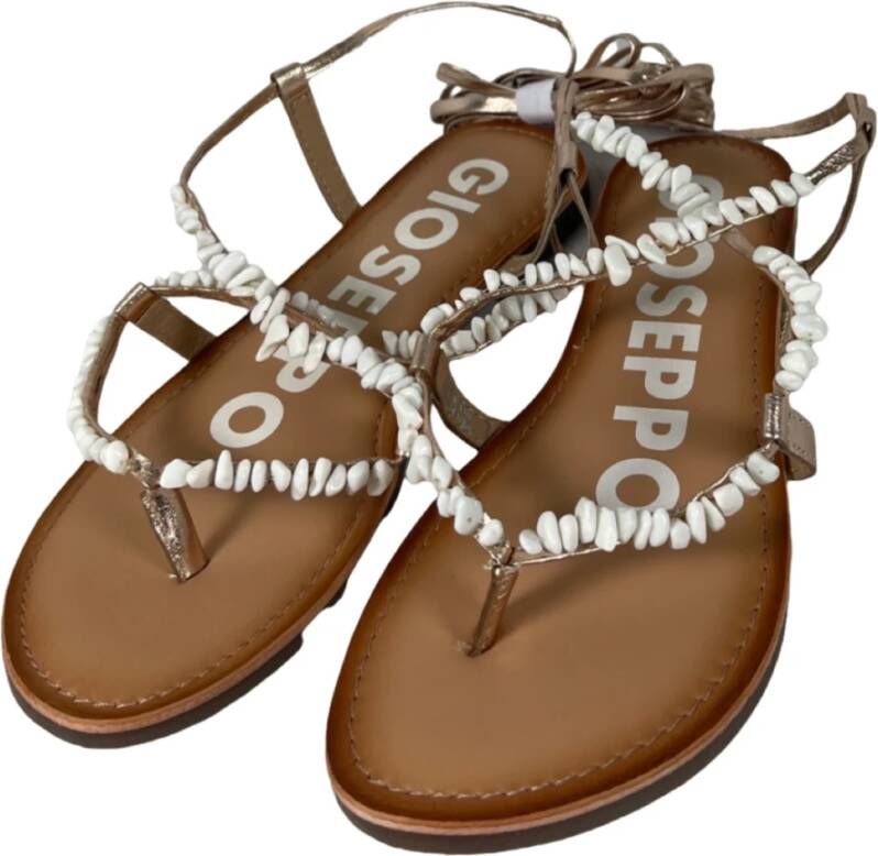 Gioseppo Flat Sandals Wit Dames