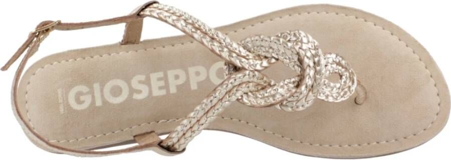 Gioseppo Stijlvolle Platte Sandalen voor Vrouwen Yellow Dames