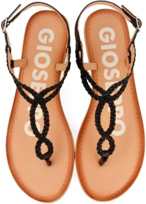 Gioseppo Flat Sandals Zwart Dames