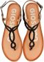 Gioseppo Flat Sandals Zwart Dames - Thumbnail 3