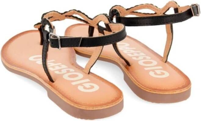 Gioseppo Flat Sandals Zwart Dames
