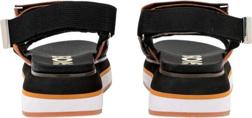 Gioseppo Flat Sandals Zwart Dames