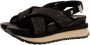 Gioseppo Flat Sandals Black Dames - Thumbnail 4