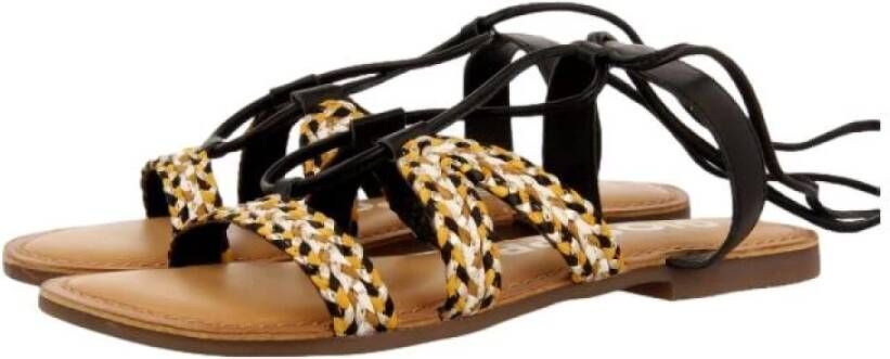 Gioseppo Flat Sandals Zwart Dames