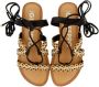 Gioseppo Flat Sandals Zwart Dames - Thumbnail 4