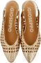 Gioseppo Gevlochten Leren Ballet Flats Beige Dames - Thumbnail 15