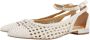 Gioseppo Gevlochten Leren Ballet Flats voor Vrouwen White Dames - Thumbnail 10