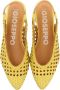 Gioseppo Gevlochten Leren Ballet Flats Yellow Dames - Thumbnail 4
