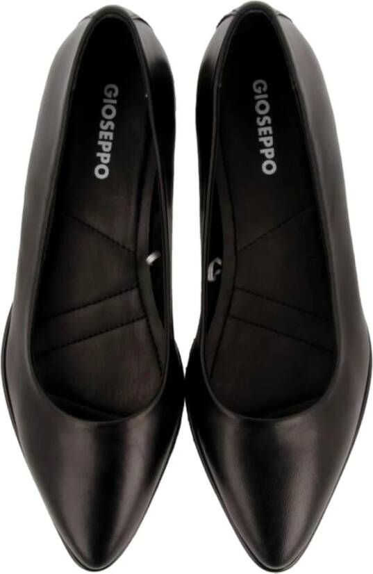 Gioseppo Leren Balletschoenen Black Dames