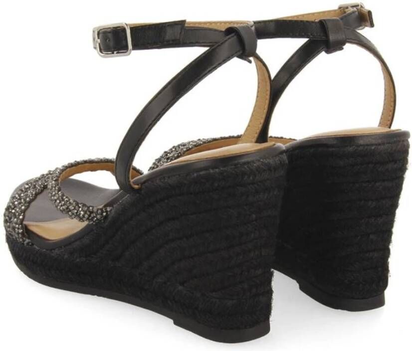 Gioseppo Menfi Sandalen Black Dames