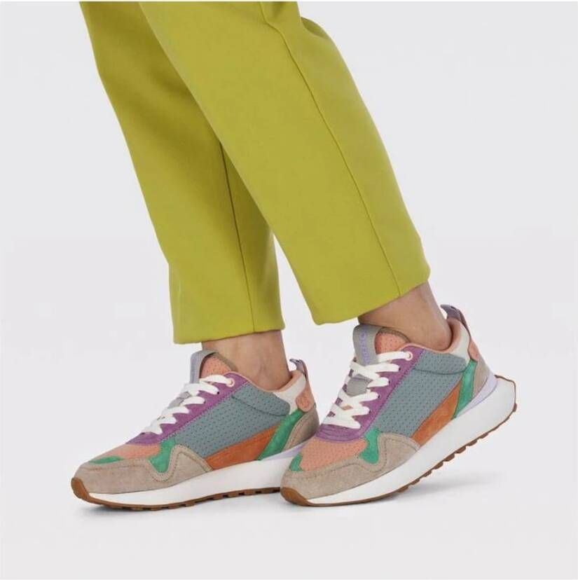 Gioseppo Multicolor Retro Sneakers voor Dames Meerkleurig Dames