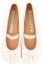 Gioseppo Off-White Leren Ballerina Schoenen White - Thumbnail 3