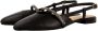 Gioseppo Open-back leren balletschoenen Black Dames - Thumbnail 4