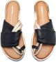 Gioseppo Platte leren sandalen met metalen detail - Thumbnail 4