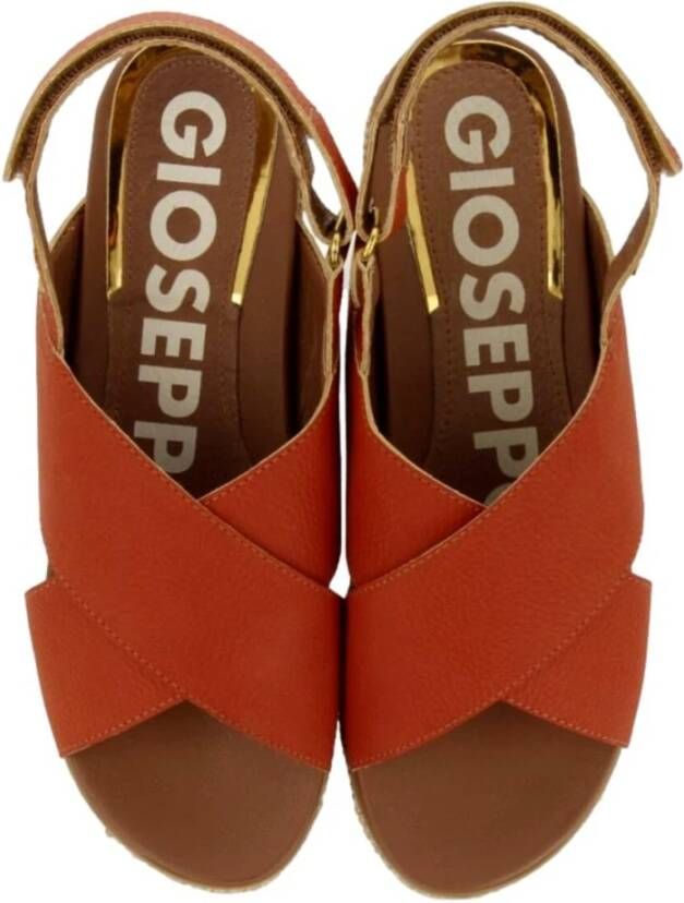 Gioseppo Platte sandalen Oranje Dames
