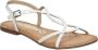 Gioseppo Stijlvolle Platte Sandalen voor Vrouwen White Dames - Thumbnail 5