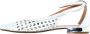 Gioseppo Gevlochten Leren Ballet Flats voor Vrouwen White Dames - Thumbnail 2