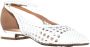 Gioseppo Gevlochten Leren Ballet Flats voor Vrouwen White Dames - Thumbnail 3