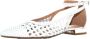 Gioseppo Gevlochten Leren Ballet Flats voor Vrouwen White Dames - Thumbnail 5