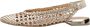 Gioseppo Gouden platte sandalen Guatavita Collectie Beige Dames - Thumbnail 6