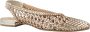Gioseppo Gouden platte sandalen Guatavita Collectie Beige Dames - Thumbnail 8