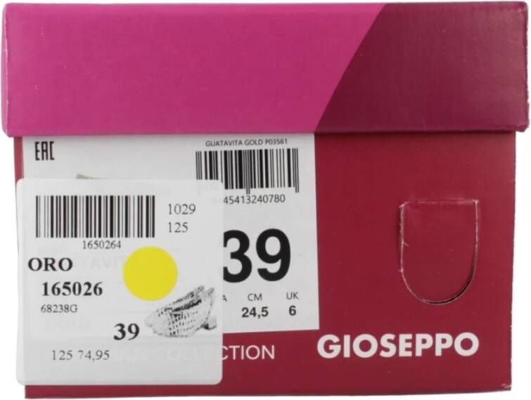 Gioseppo Stijlvolle Ballerina Schoenen Yellow Dames