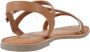 Gioseppo Stijlvolle Platte Sandalen Helix Brown - Thumbnail 4