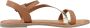 Gioseppo Stijlvolle Platte Sandalen Helix Brown - Thumbnail 5
