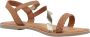 Gioseppo Stijlvolle Platte Sandalen Helix Brown Dames - Thumbnail 5