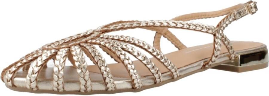Gioseppo Stijlvolle platte sandalen voor vrouwen Yellow Dames