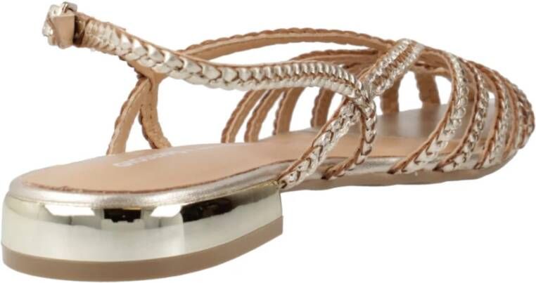 Gioseppo Stijlvolle platte sandalen voor vrouwen Yellow Dames