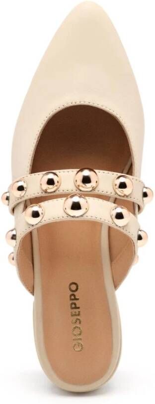 Gioseppo Studded Leather Mule Sandals