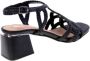Gioseppo Zwarte geweven enkelband sandalen - Thumbnail 2