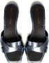Giuliano Galiano Blauwe Platte Sandalen Vierkante Open Neus - Thumbnail 2