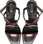 Giuliano Galiano Bordeaux Leren Sandalen met Vierkante Neus - Thumbnail 2