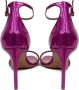Giuliano Galiano Fuchsia Patent Leren Band Sandalen Pink Dames - Thumbnail 3