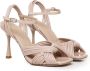 Giuliano Galiano Gedrapeerde Nude Sandalen Beige Dames - Thumbnail 2