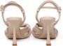 Giuliano Galiano Gedrapeerde Nude Sandalen Beige Dames - Thumbnail 3