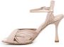 Giuliano Galiano Gedrapeerde Nude Sandalen Beige Dames - Thumbnail 4