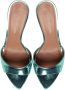 Giuliano Galiano Groene Metallic Leren Sandalen - Thumbnail 2